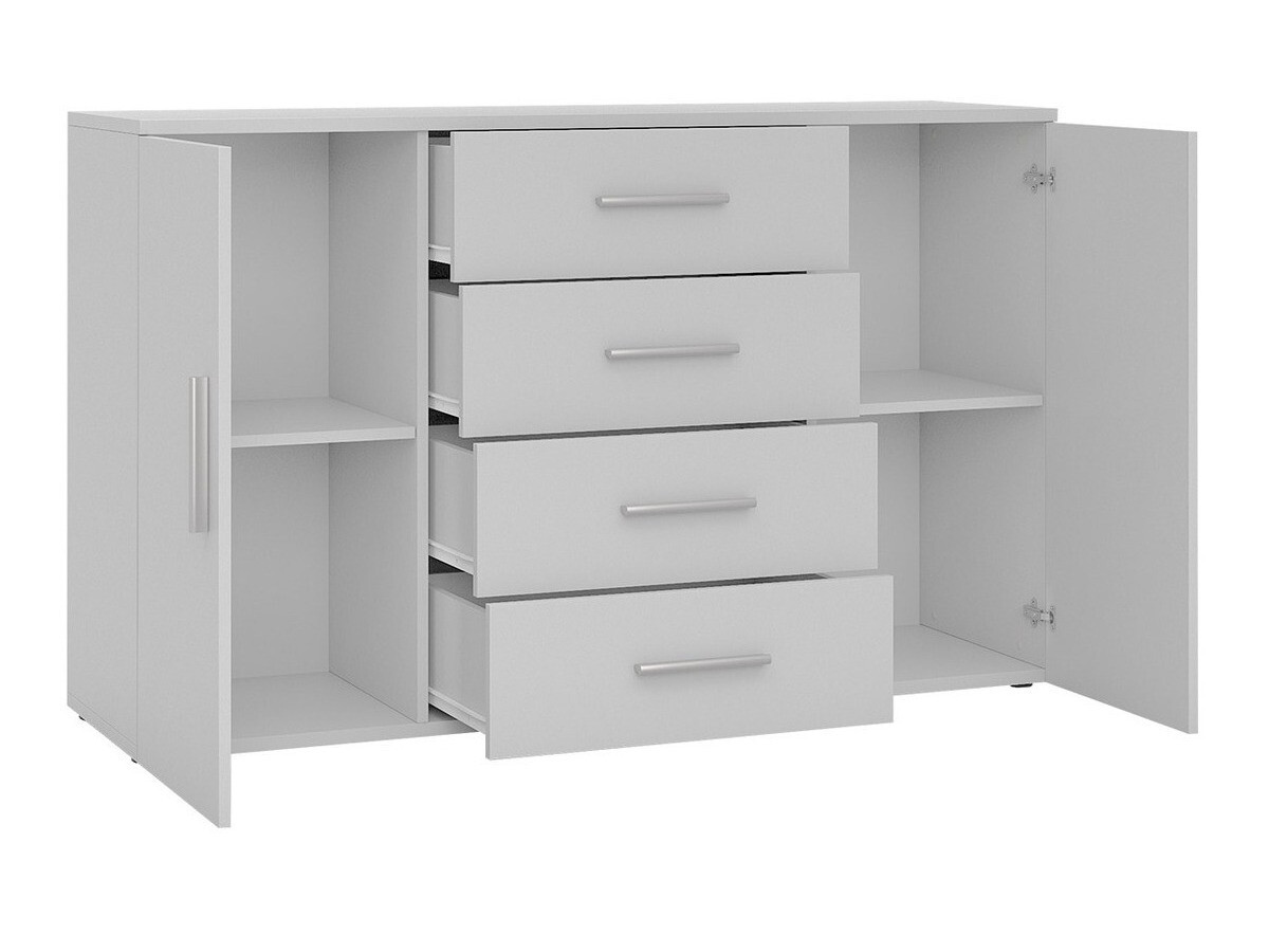 Kumode Charlotte 118 (Lefkas ozols + Melns)