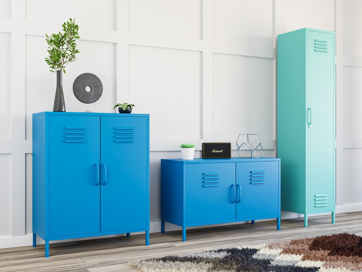 Mēbeļu komplekts Sersoni 100 (Zils + Tirkīzs)