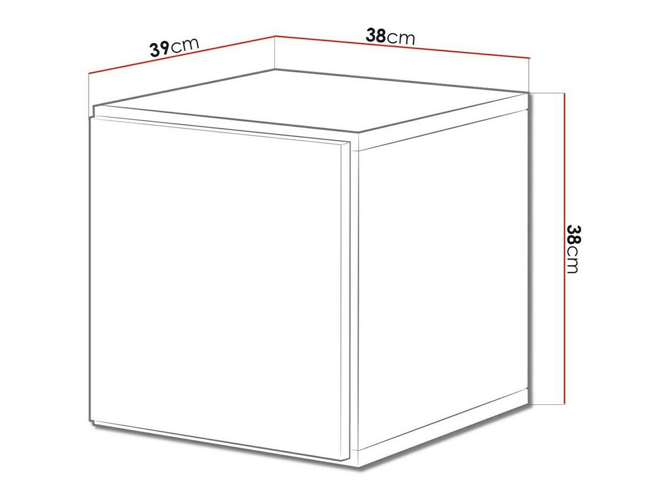 Настенные шкафы Corbele 104 (Антрацит + Дуб вотан)