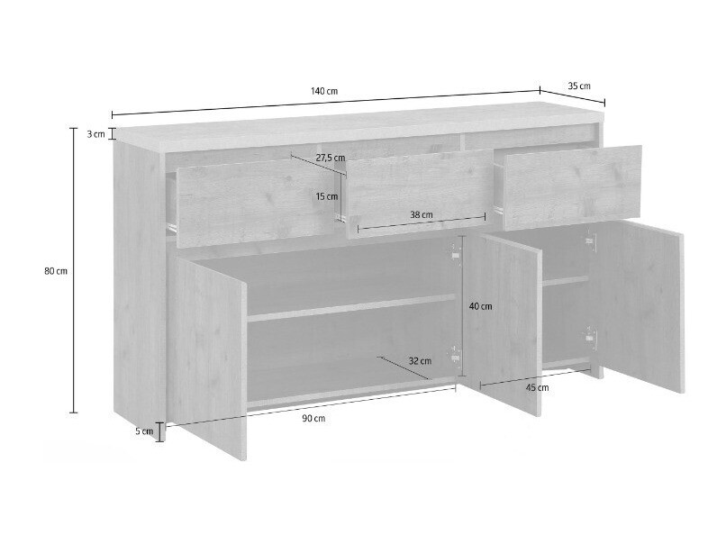 Kомод Denton 192