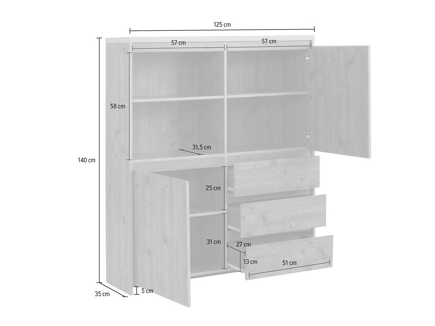 Kомод Denton 193