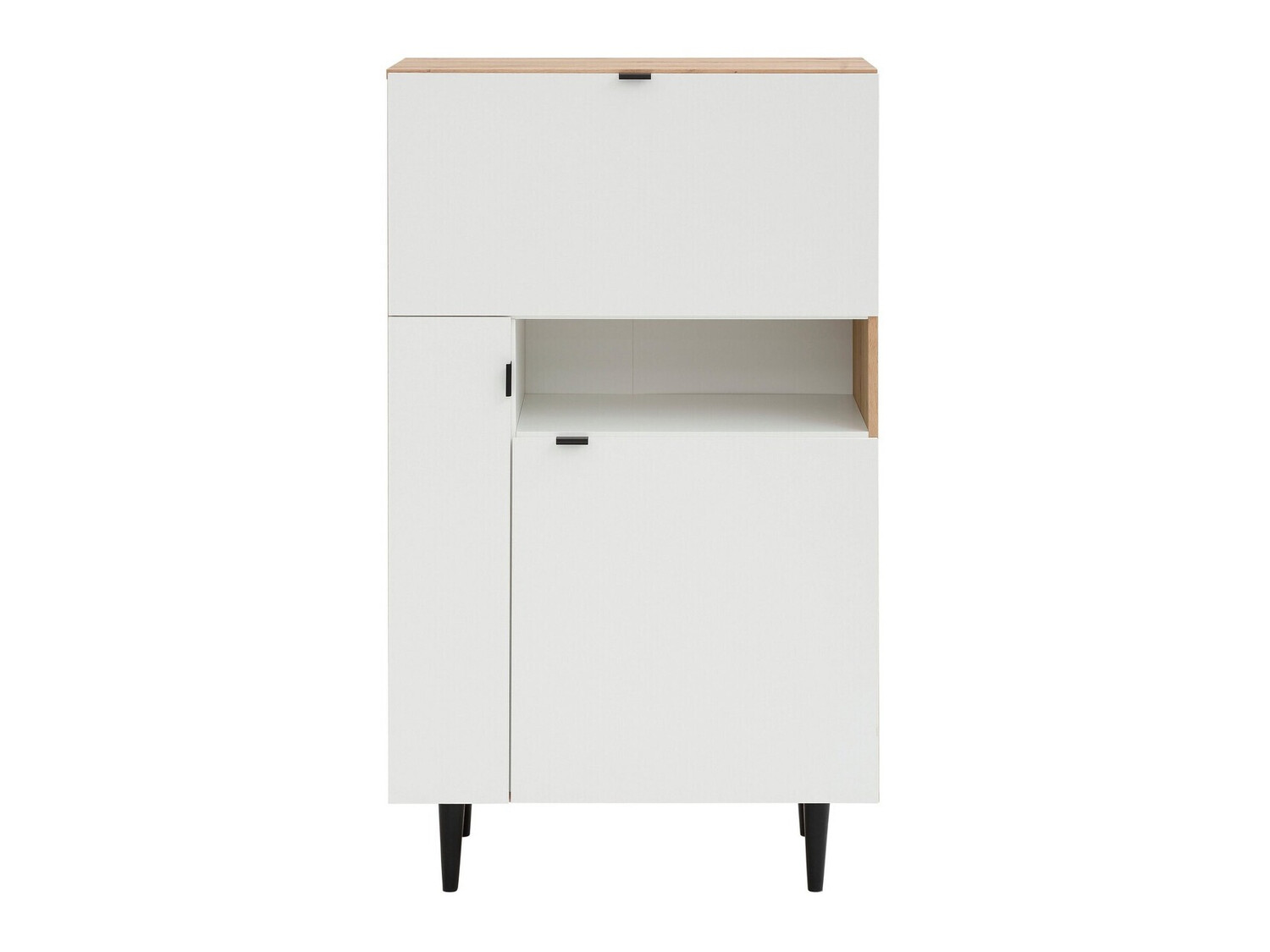 Skapis Denton 1436 (Balts + Artisan ozols)