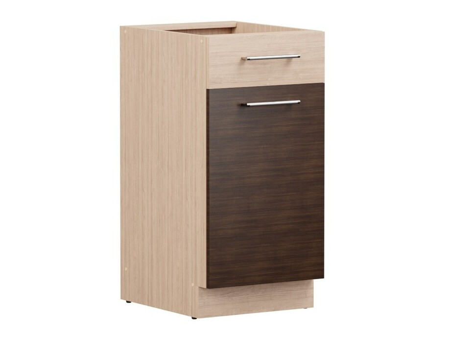 Moduļu skapis ar atvilktni un durvīm Mode Dark 110