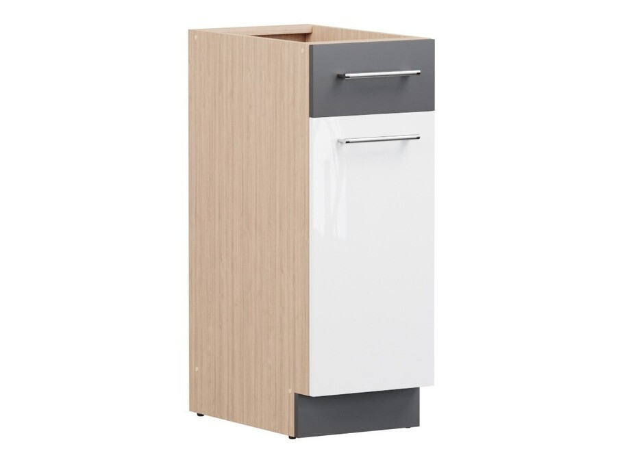 Moduļu skapis ar atvilktni un durvīm Mode White 109