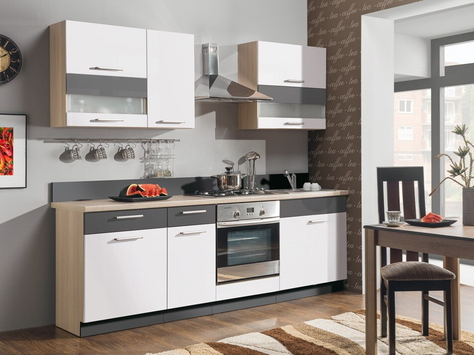 Moduļu skapis ar atvilktni un durvīm Mode White 109