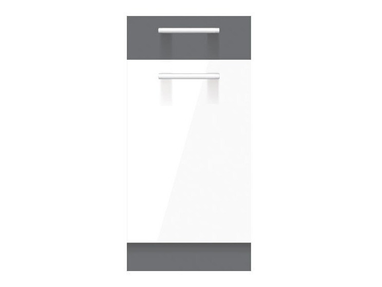 Moduļu skapis ar atvilktni un durvīm Mode White 110