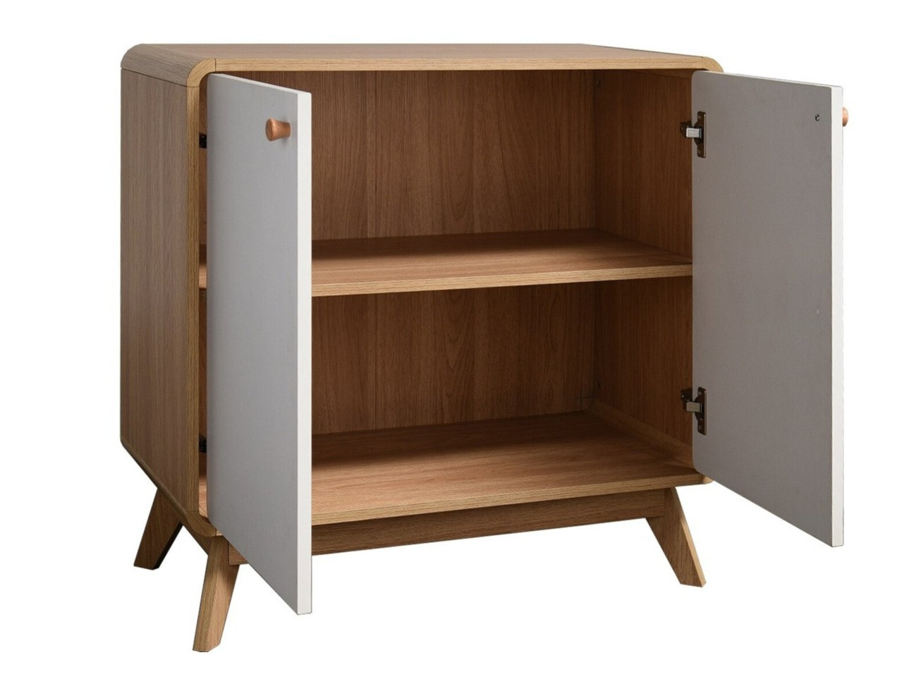 Skapis Elbtena 105 (Ozols + Balts)