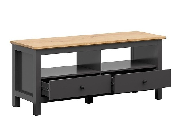 ТВ тумба Sordoro 117 (Графит + Artisan дуб)