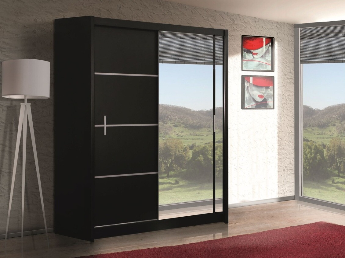 Skapis Honolulu 105 (Melns)