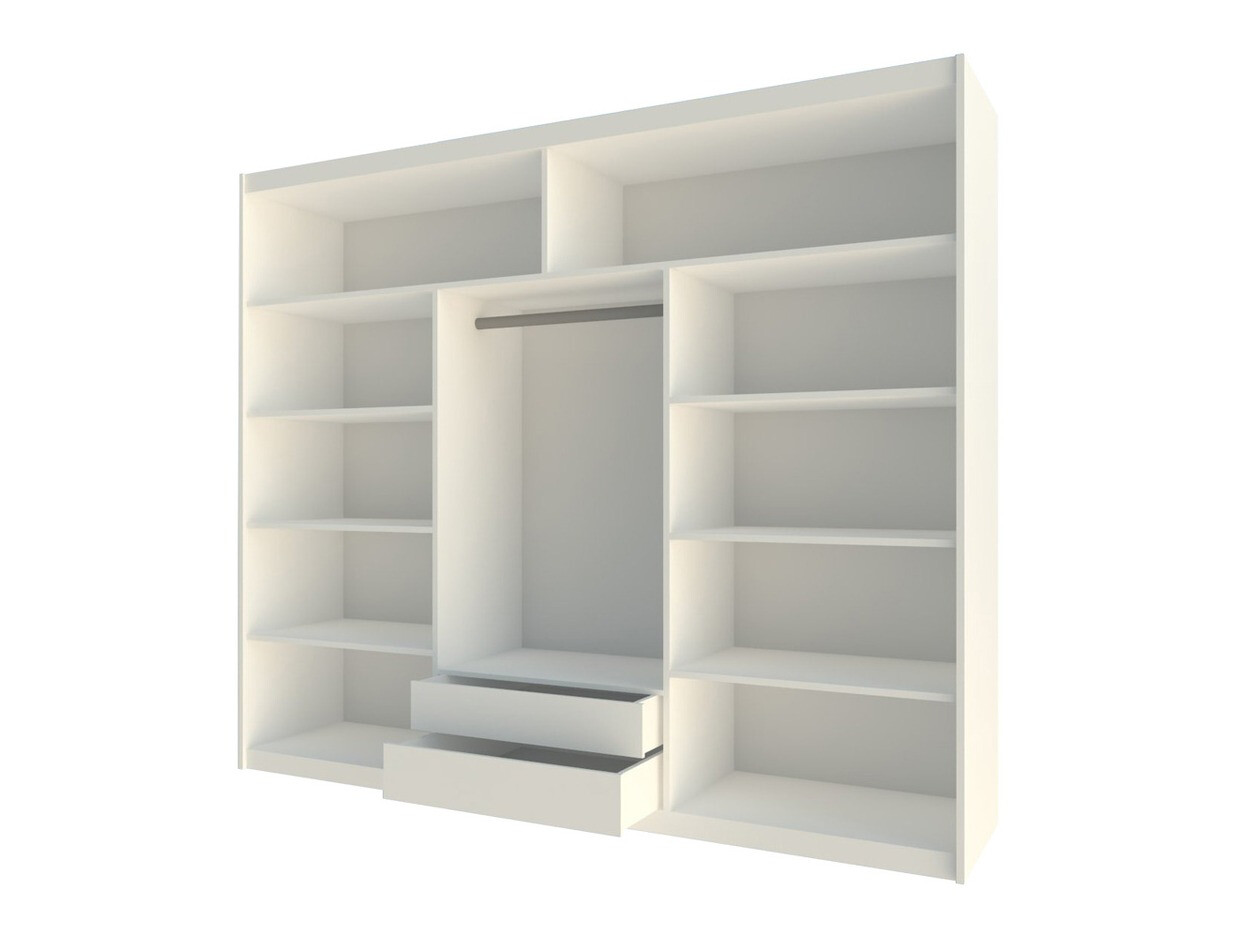 Skapis Honolulu 107 (Melns)