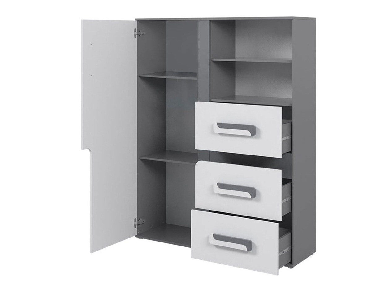 Kumode Aviseve 101 (Antracīts + Balts)