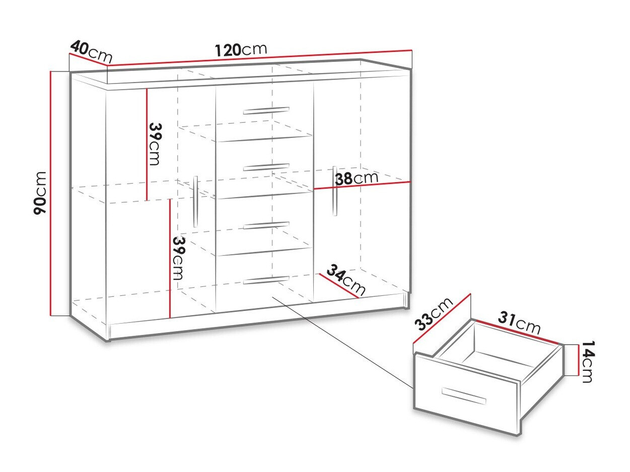 Kumode Catromi 100 (Balts)