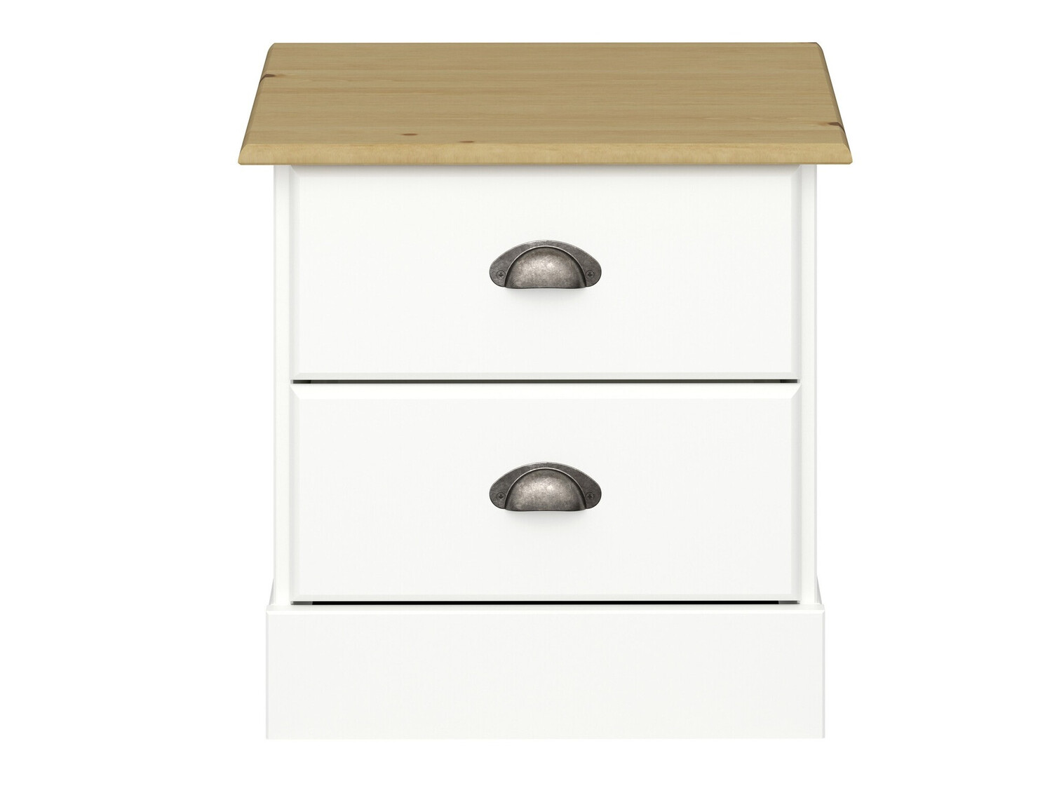 Naktsgaldiņš Denton 1427 (Balts + Gaišs koks)