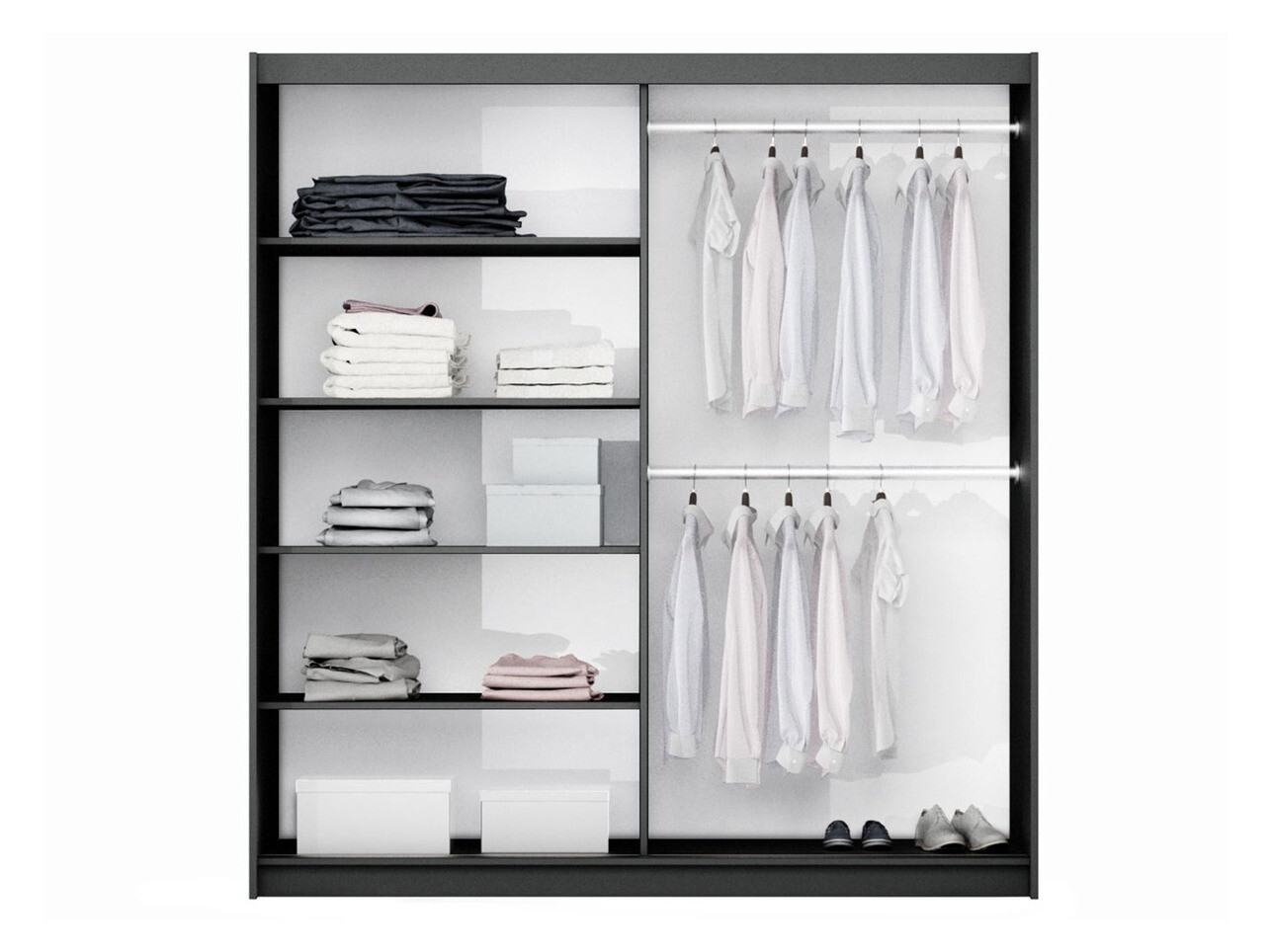 Skapis Honolulu 125 (Grafīts)