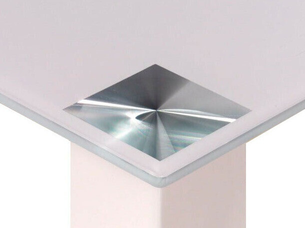 Обеденный гарнитур Denton 268 (Белый + Чёрный + Бирюзовый)