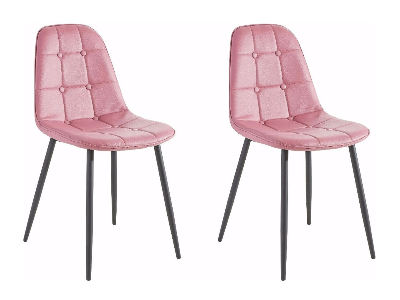 Обеденный гарнитур Denton 268 (Белый + Чёрный + Розовый)