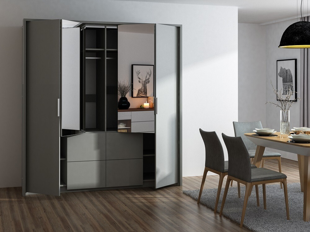 Шкаф Honolulu 139 (Графит)