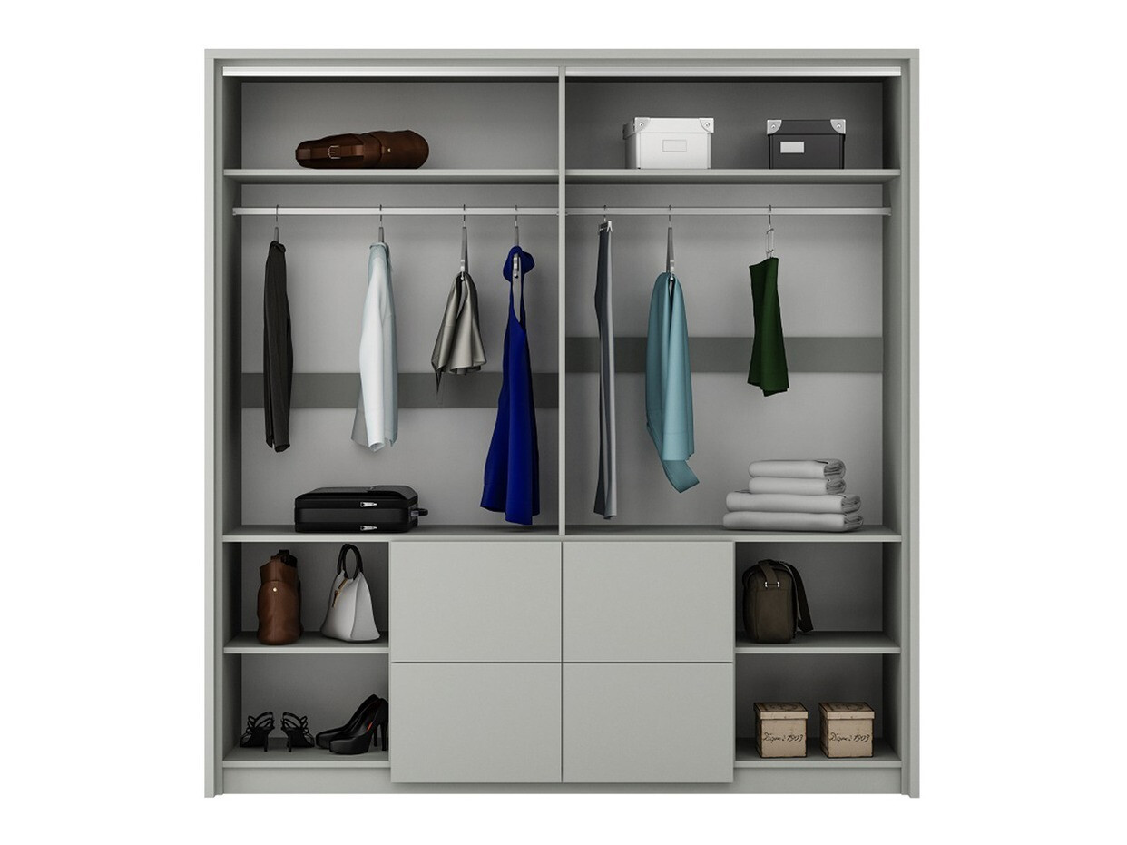 Skapis Honolulu 139 (Pelēks)