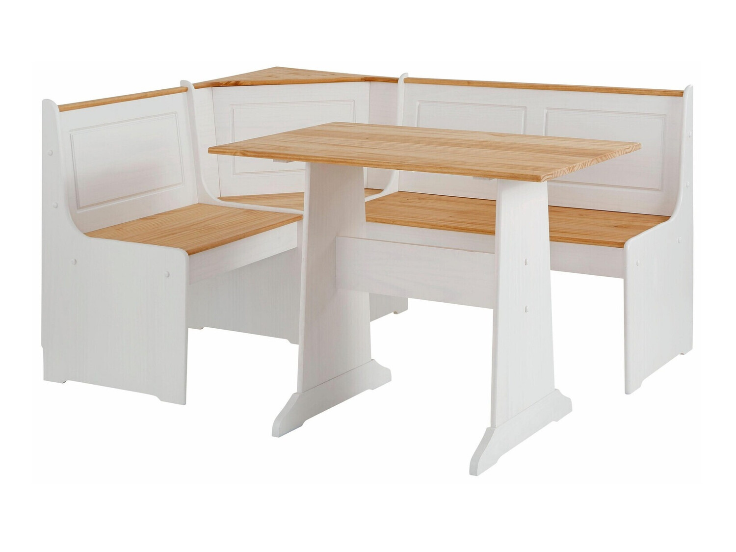 Virtuves stūris Denton 204 (Balts + Priede)