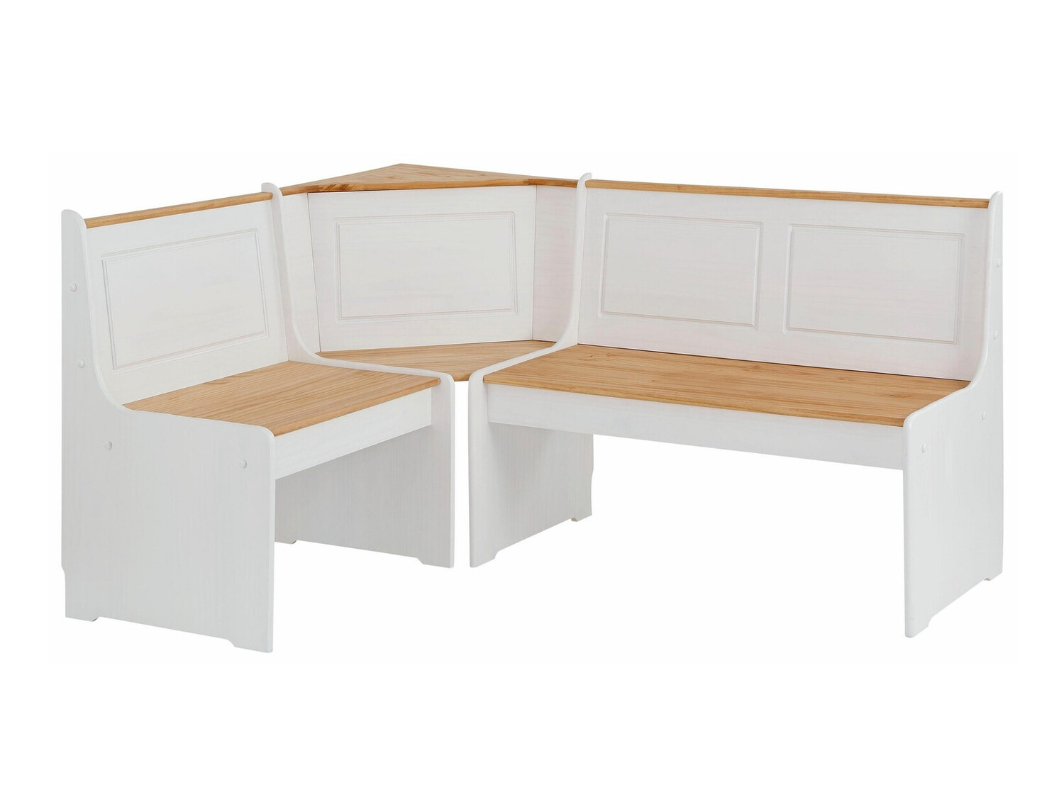 Virtuves stūris Denton 204 (Balts + Priede)