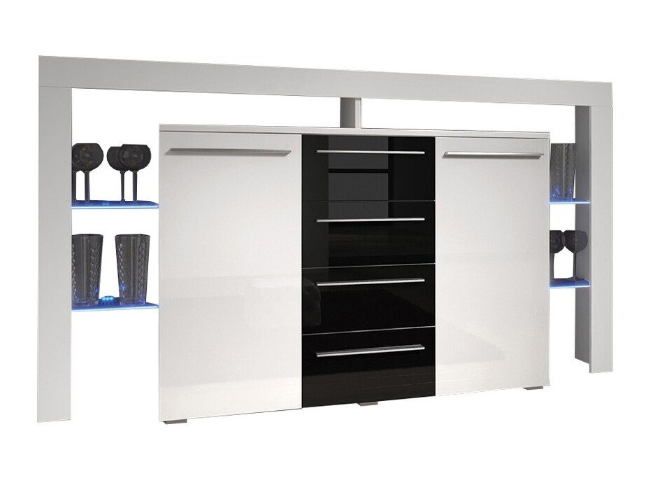 Kumode Nashville 106 (Balts + Glancēts melns)