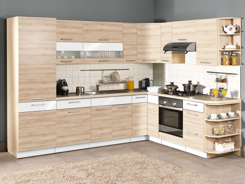 Модульный шкафчик с выдвижным ящиком и дверцами Mode Beech 113