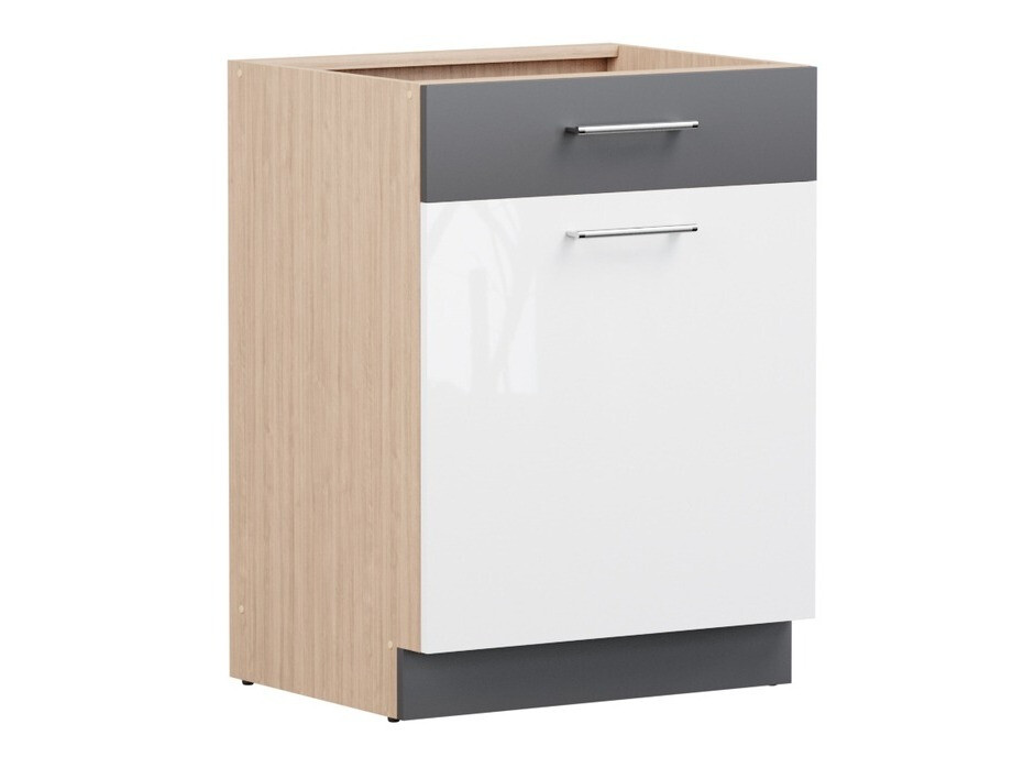 Moduļu skapis ar atvilktni un durvīm Mode White 113