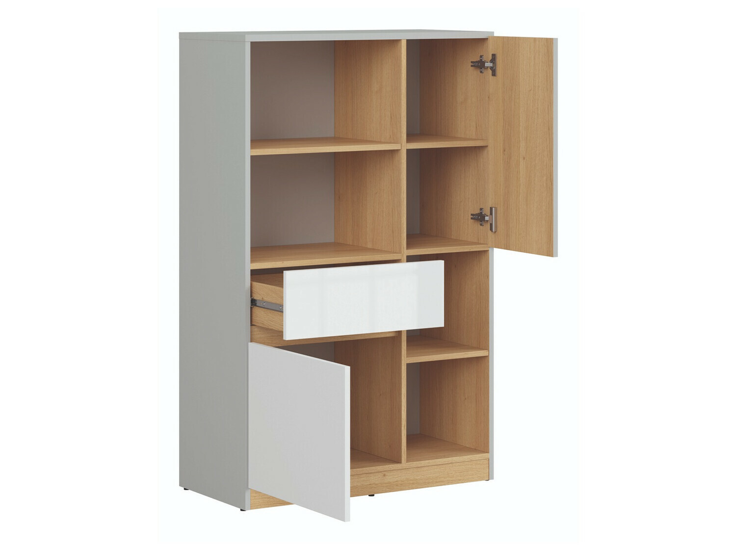 Plaukts Nuevaru 101 (Glancēts balts)