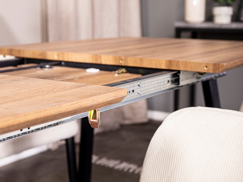 Cтол Dallas 172 (Коричневый + Чёрный)