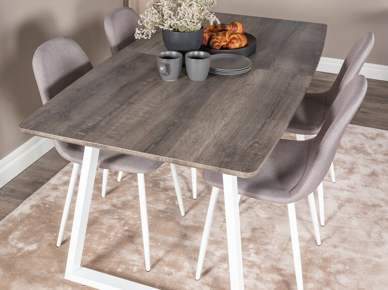 Galds Dallas 172 (Pelēks + Balts)