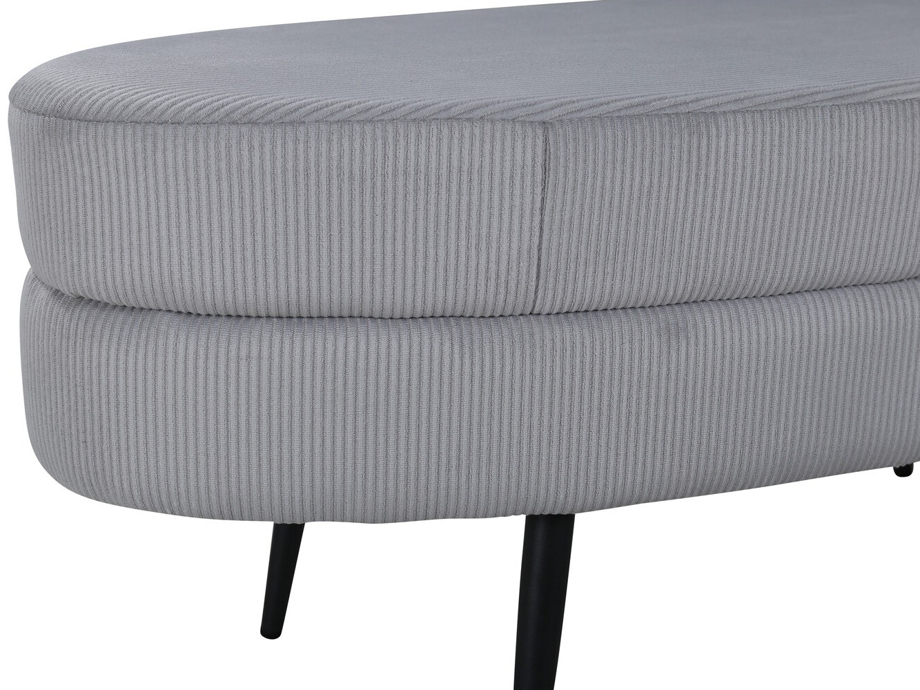 Mīkstais sols Dallas 2920 (Pelēks + Melns)