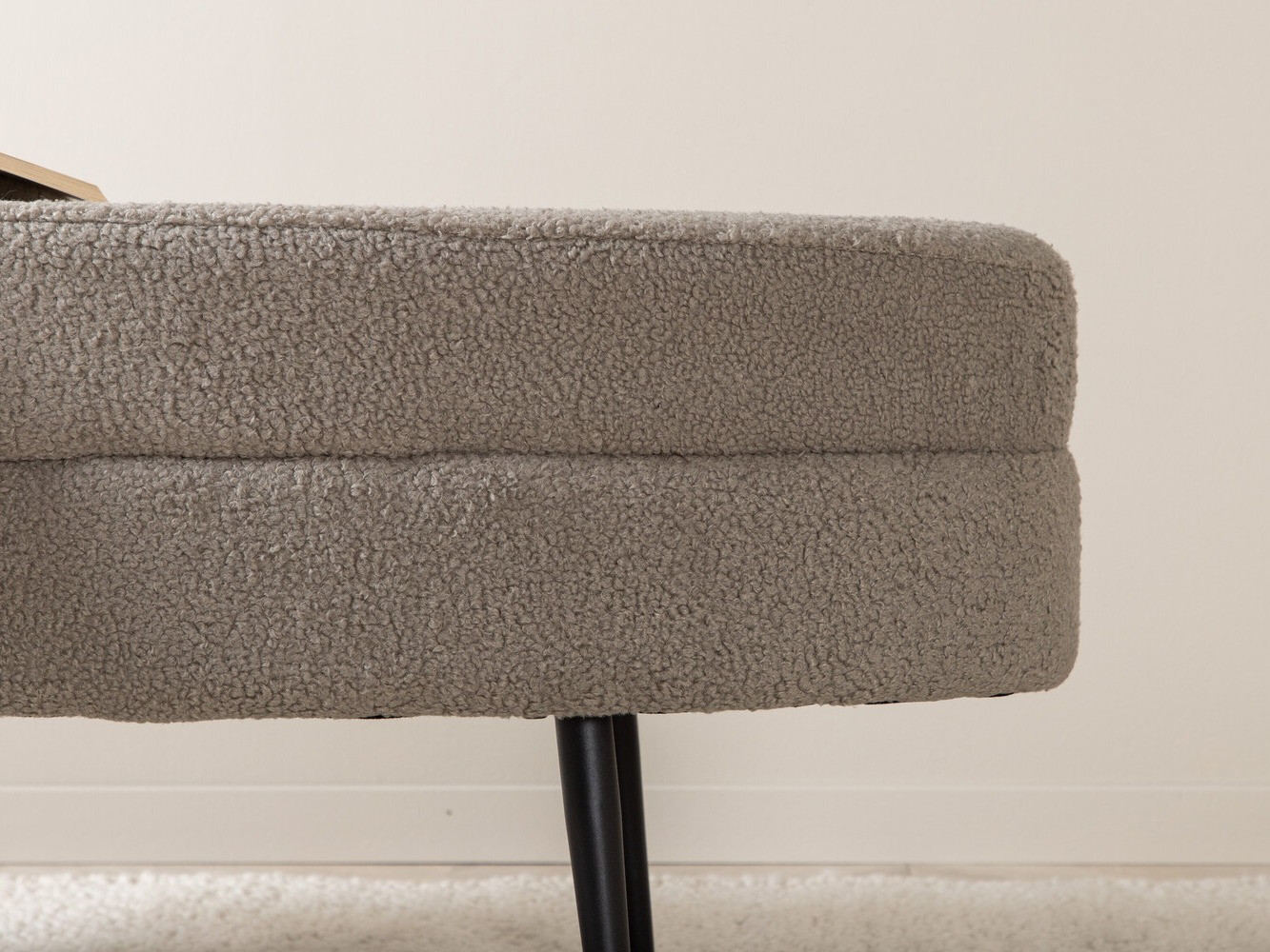 Mīkstais sols Dallas 2920 (Tumši pelēks + Melns)