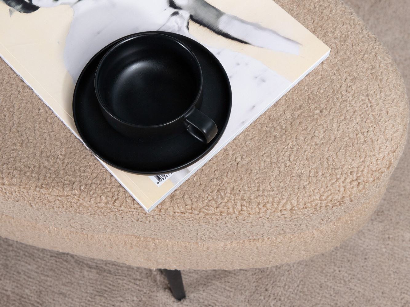 Мягкая скамья Dallas 2920 (Бежевый + Чёрный)