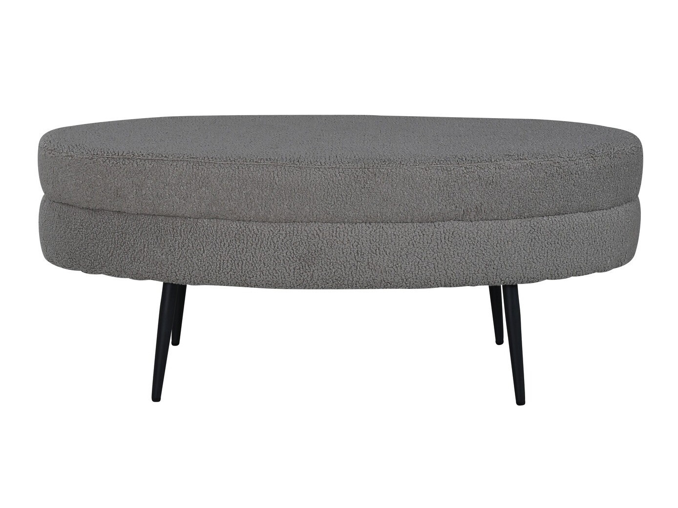 Мягкая скамья Dallas 2920 (Тёмно-серый + Чёрный)