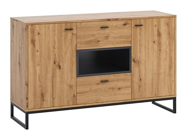 Kомод Baltesi 104 (Artisan дуб + Чёрный)