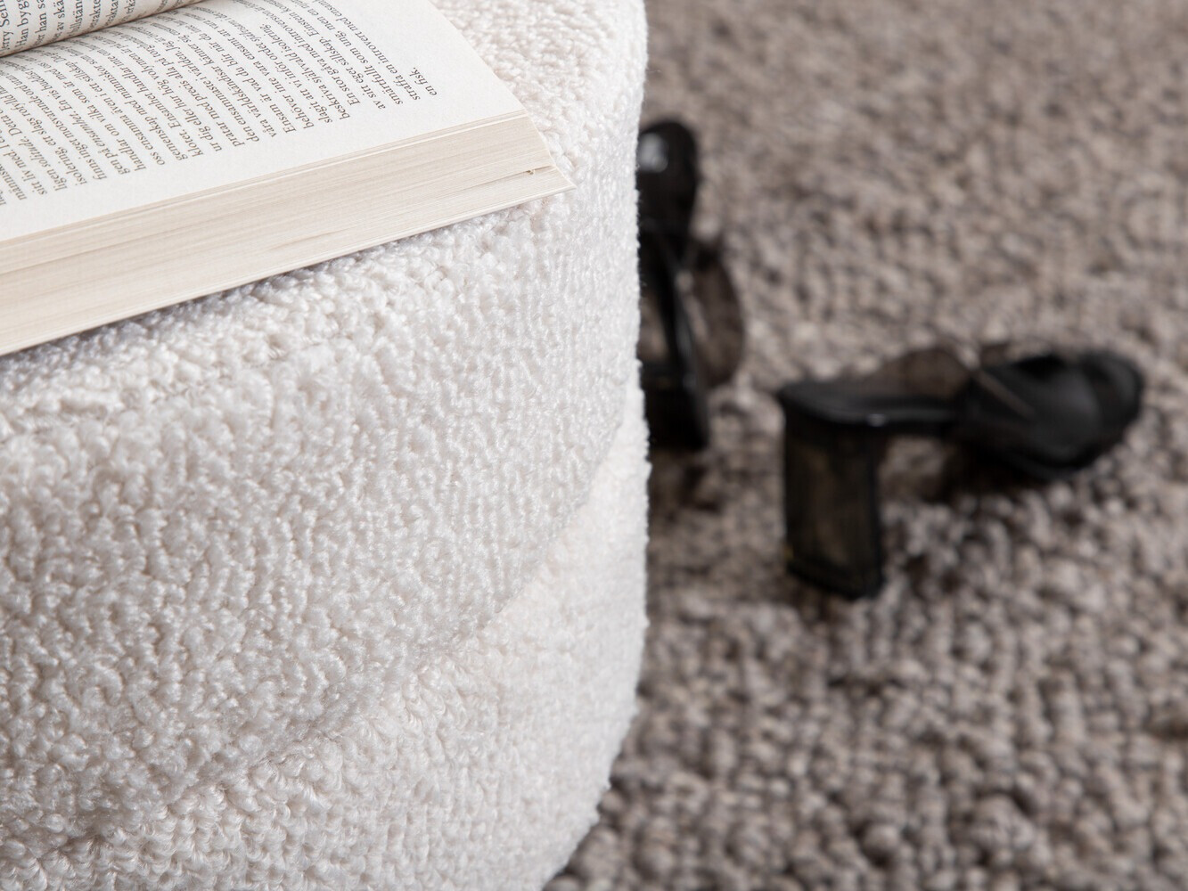 Пуф Dallas 2945 (Белый + Чёрный)