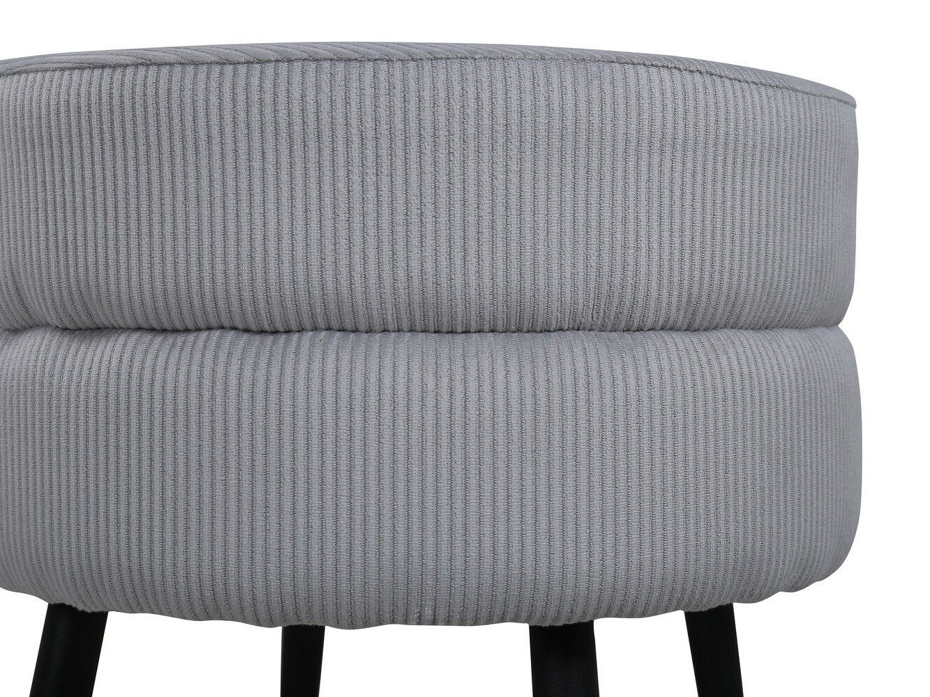 Пуф Dallas 2945 (Светло-серый + Чёрный)