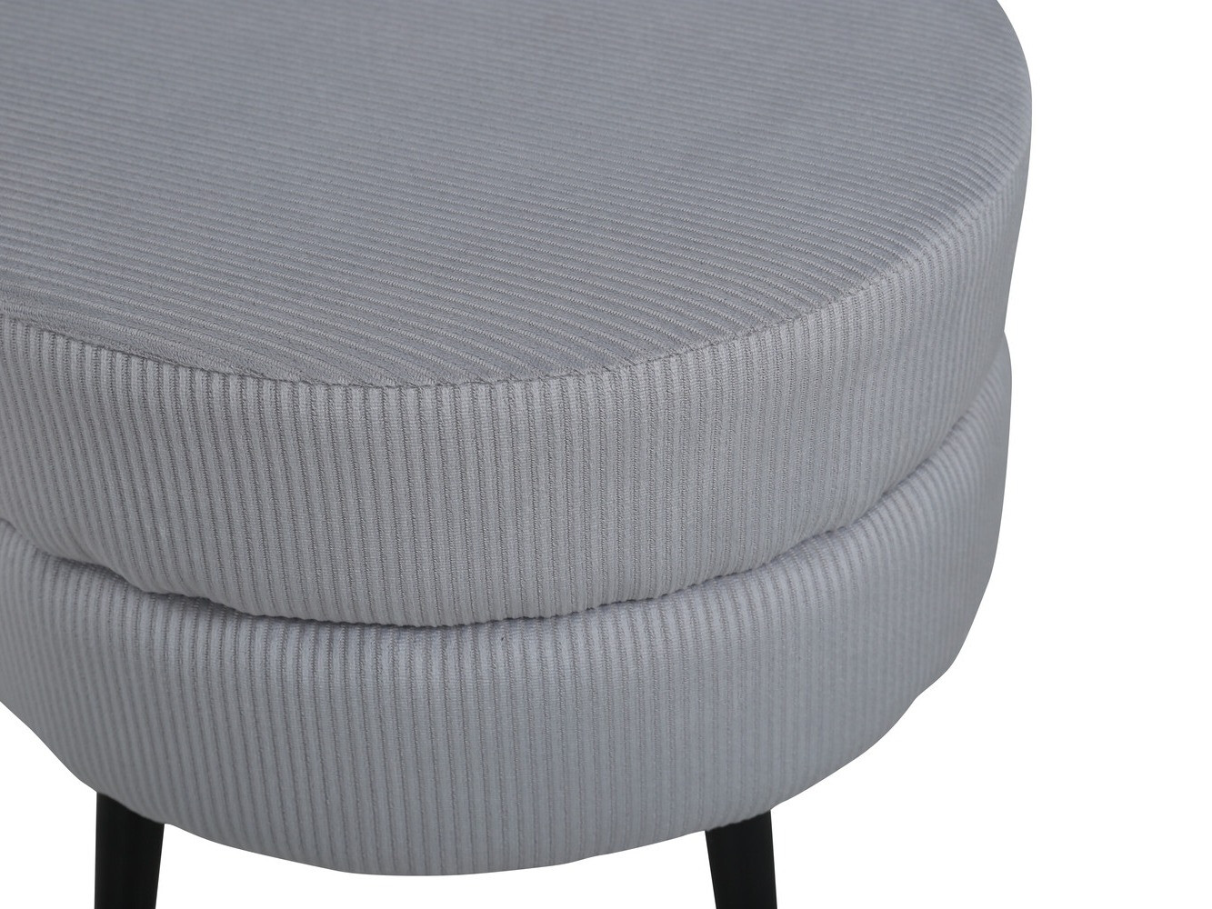 Пуф Dallas 2945 (Светло-серый + Чёрный)