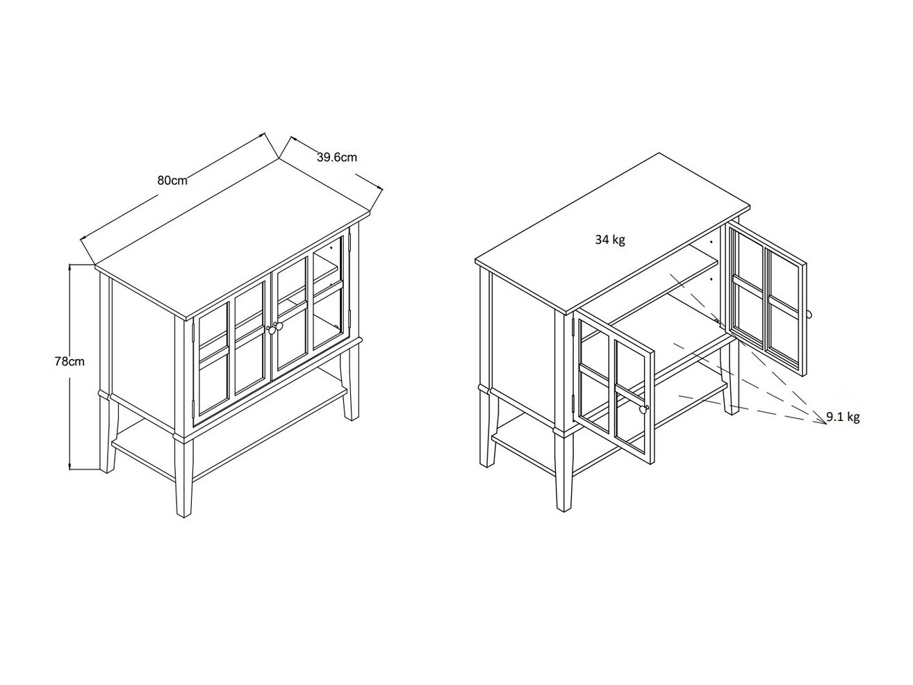Шкафчик Sonfivo 104 (Чёрный)