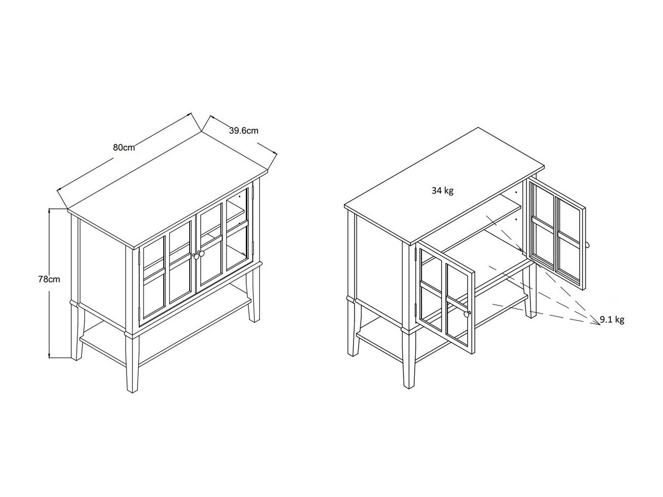 Skapis Sonfivo 104 (Pelēks)