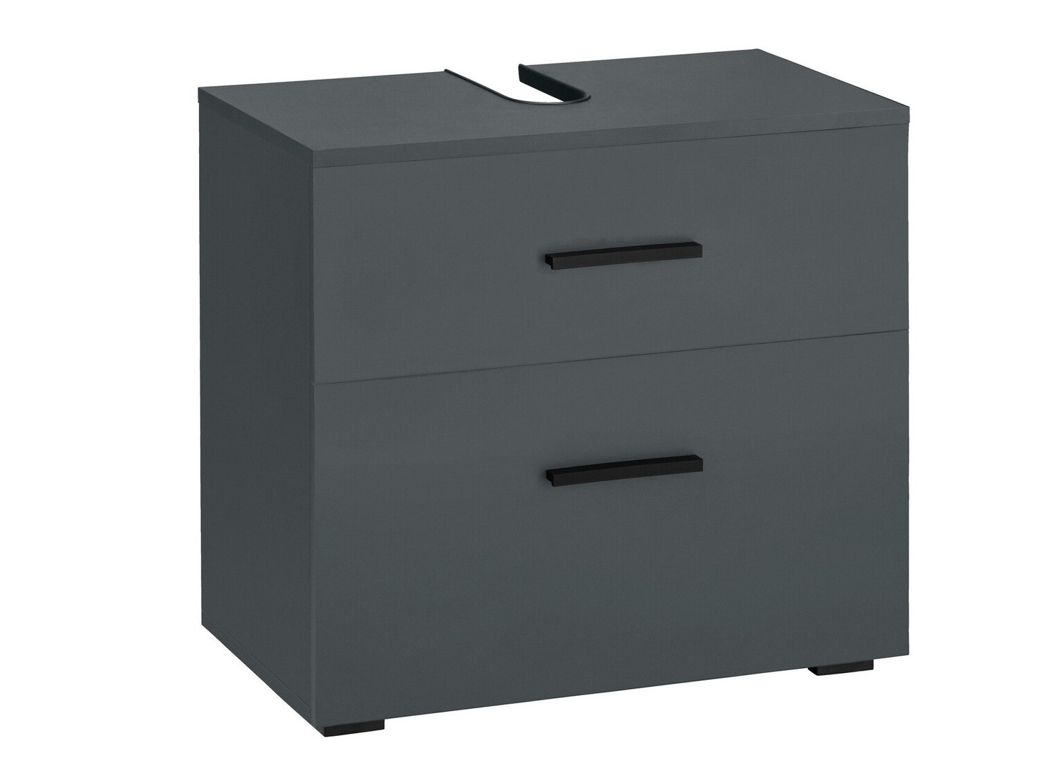 Stāvošs vannas istabas skapītis izlietnei Larlori 100 (Antracīts)