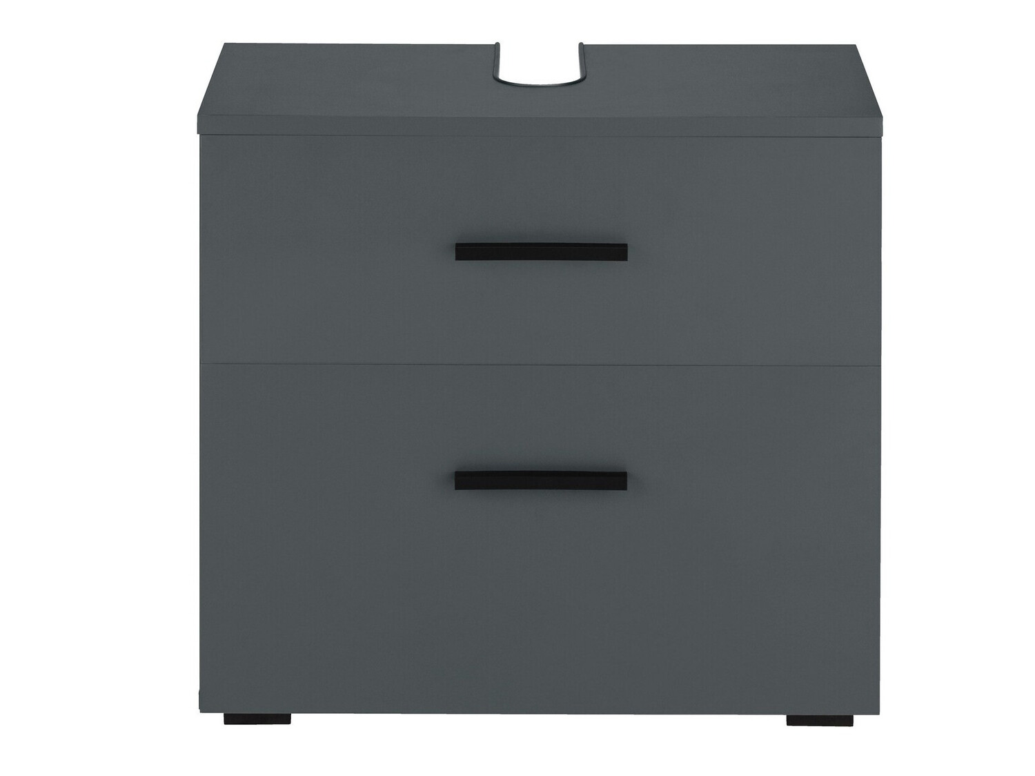 Stāvošs vannas istabas skapītis izlietnei Larlori 100 (Antracīts)