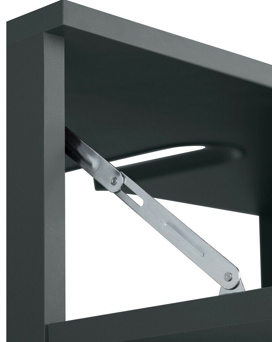 Stāvošs vannas istabas skapītis izlietnei Larlori 100 (Antracīts)