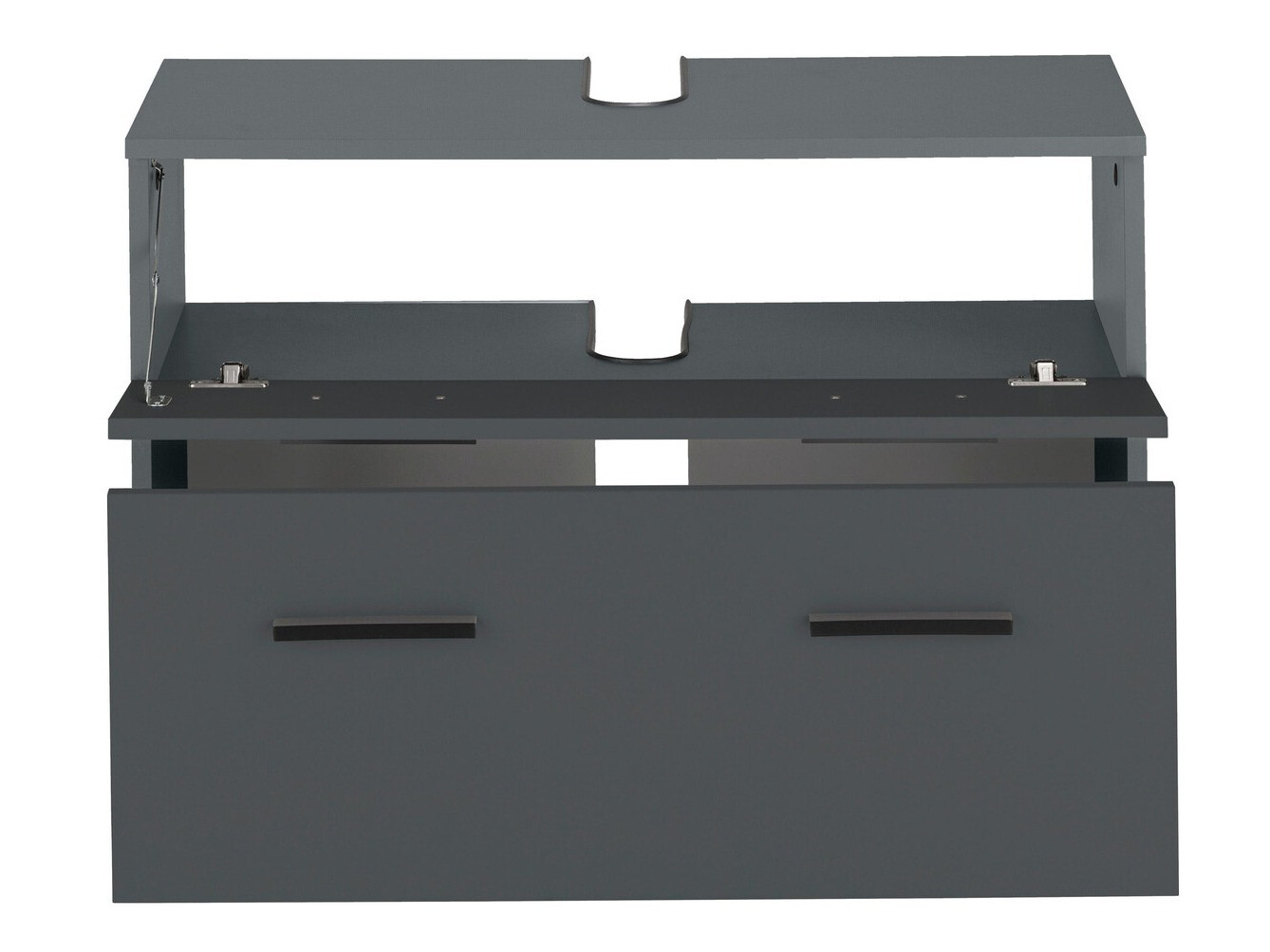 Stāvošs vannas istabas skapītis izlietnei Larlori 101 (Antracīts)