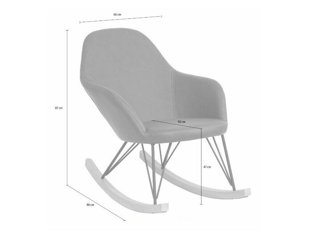 Кресло-качалка Denton 265 (Коричневый)