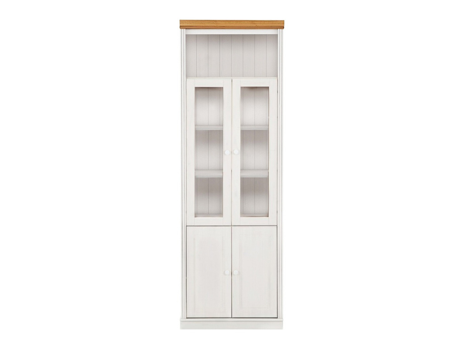 Стеллаж Saltoro 104 (Белый + Медовый дуб)