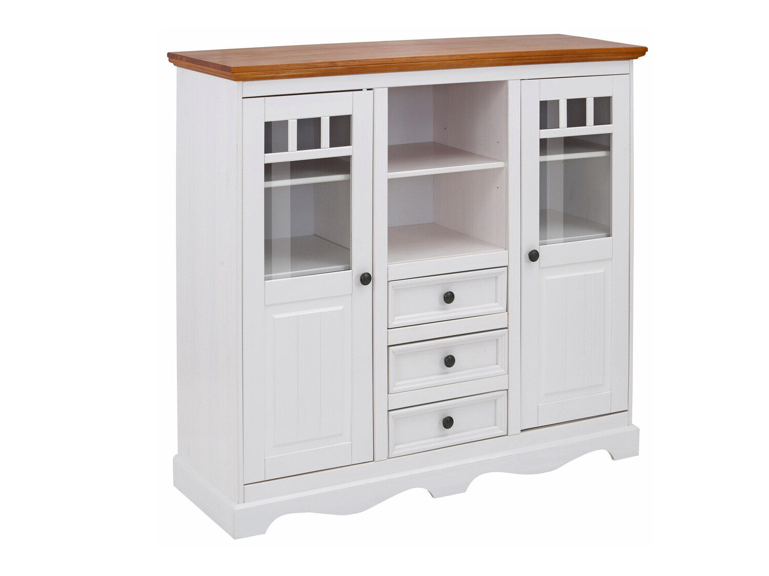 Kомод Fentivo 108 (Белый + Медовый дуб)