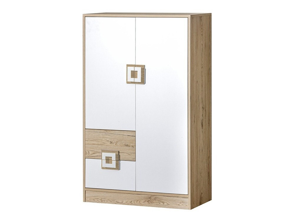 Kumode Balvire 108 (Gaišs ozols + Balts)