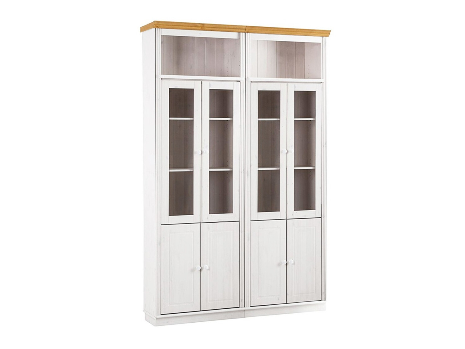 Набор полок Saltoro 119 (Белый + Медовый дуб)