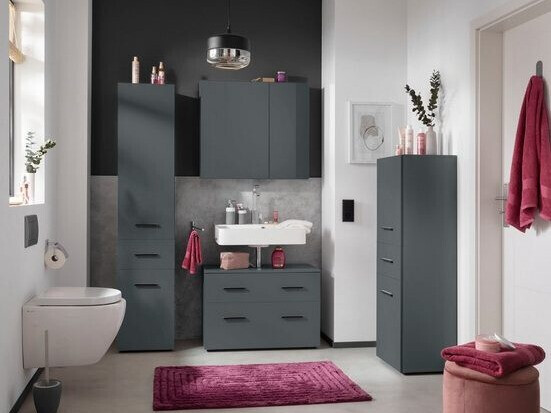 Hапольные шкафчик для ванной Larlori 103 (Антрацит)